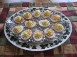 Heavenly Deviled Eggs. Photo by Leopard Apron