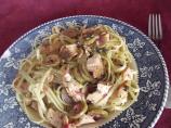 Linguine With Roasted Salmon and Lemon