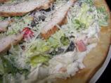 Chicken Caesar Salad Pizza, Pampered Chef