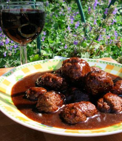 Meatballs in Merlot. Photo by French Tart