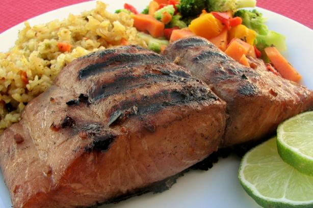 Bek's Grilled Mahi Mahi Fillets in Soy Ginger Marinade (Oamc). Photo by lazyme