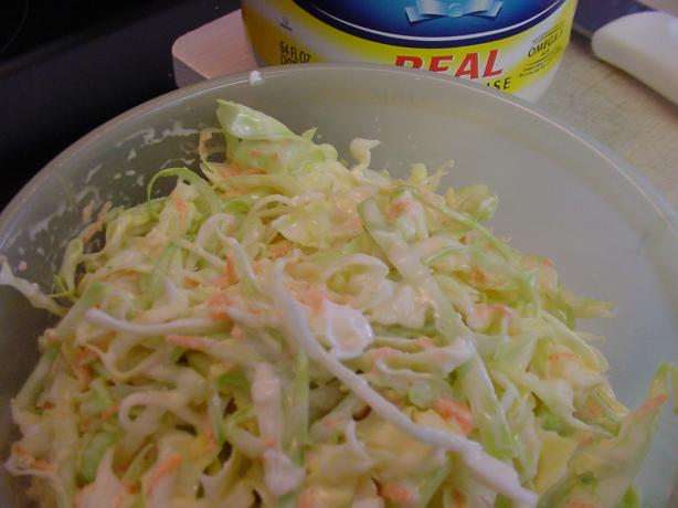 Linda's Fantabulously Easy Creamy Low Carb Confetti Cole Slaw. Photo by Secret Agent