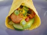 Mediterranean Sausage Wrap (With Vegetarian Option)