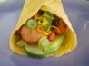 Mediterranean Sausage Wrap (With Vegetarian Option)