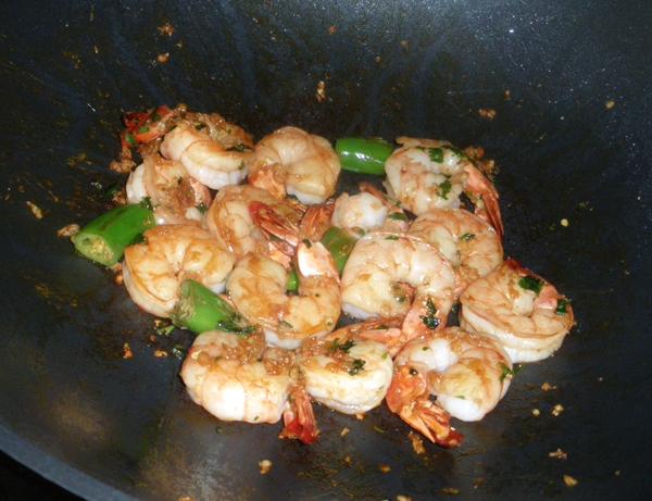Spicy Garlic Shrimp. Photo by Bergy