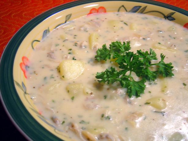 Mom's Clam Chowder. Photo by Sue Lau
