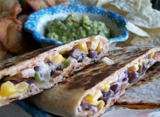 Corn and Black Bean Quesadillas. Photo by Crafty Lady 13