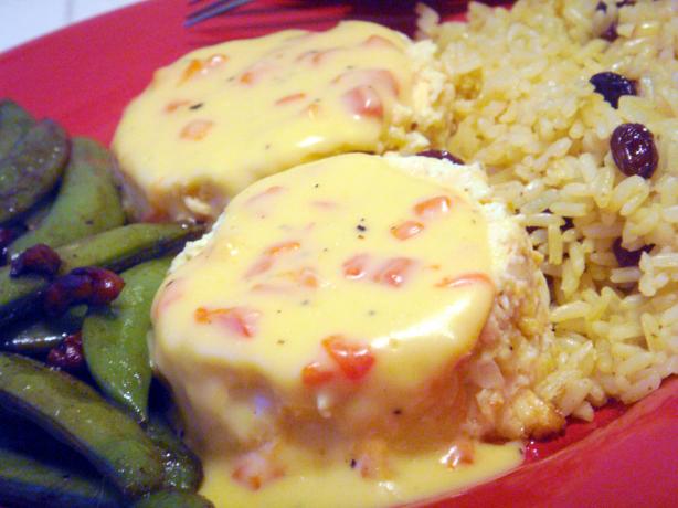 Salmon Cups With Cheese Sauce. Photo by Lori Mama