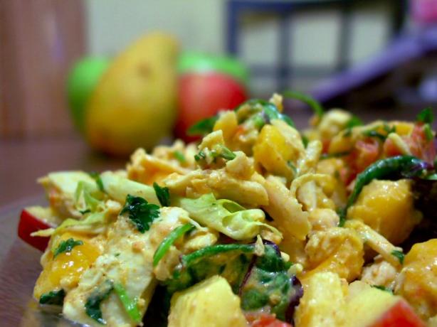 Apple & Mango Curried Chicken Salad. Photo by A.B. Hall