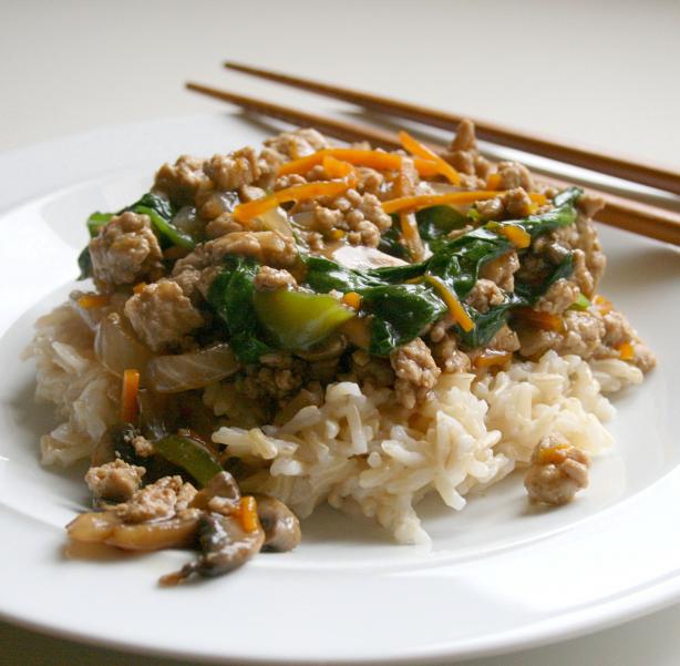 Sweet and Spicy Ground Turkey Stir-Fry. Photo by Cookin-jo