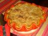 Sour Cream Rhubarb Crumb Pie