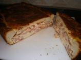 Pizza Gain Aka Pizzagaina, Pizza Rustica, Italian Easter Ham Pie. Photo by Paintpuddles
