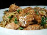 Garlic Chicken and Mushrooms in White Wine Sauce