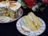 Peaches 'n Cream Cake. Recipe by JackieOhNo!