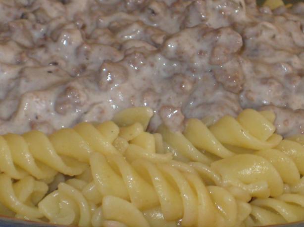 Cheap Beef Stroganoff. Photo by DeeVaFoodie