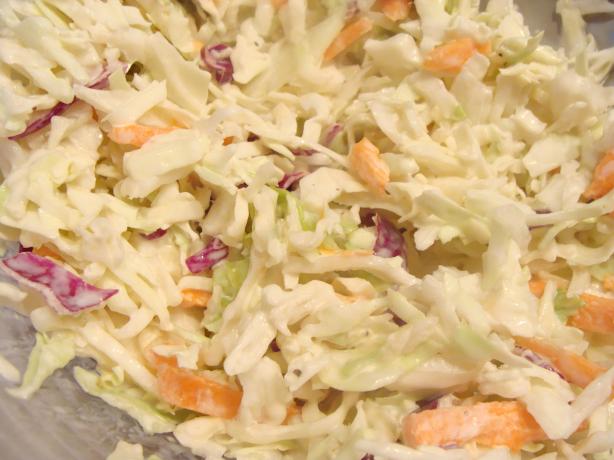 Easy Cole Slaw. Photo by Lvs2Cook