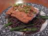 Steamed Salmon With Soy Glaze