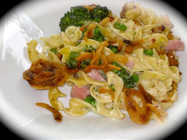 Ham, Noodle and Swiss Cheese Casserole. Photo by FrenchBunny