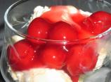 Ice Cream With Cherries
