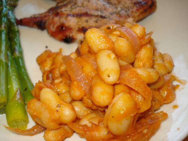 Greek Baked Beans  ( Fasolia). Photo by C. Taylor