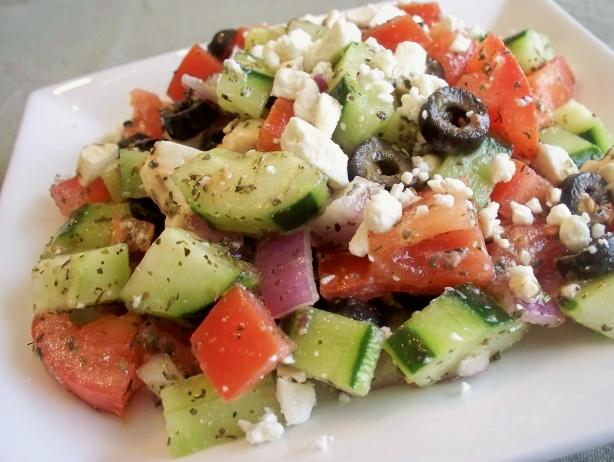 Chunky Greek Salad. Photo by *Parsley*