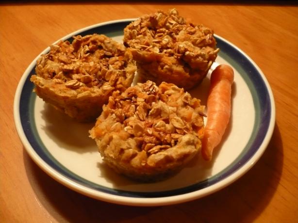 Horse Muffins (Oat and Carrot). Photo by katii