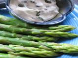 Asparagus With Lemon-Caper Dipping Sauce. Photo by iris5555