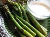 Asparagus With Lemon-Caper Dipping Sauce. Recipe by IngridH