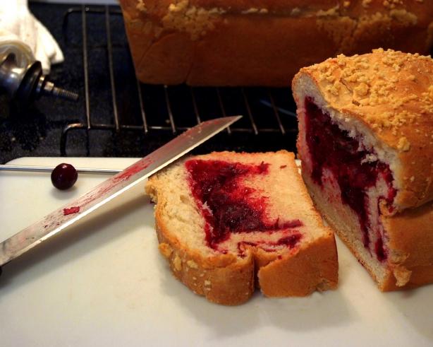 Cranberry Swirl Loaf. Photo by FlowrBx