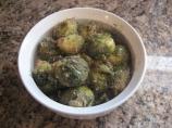 Fresh Brussels Sprouts With Olive Oil & Breadcrumbs