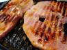Grilled Ham Steak With Mustard Sauce