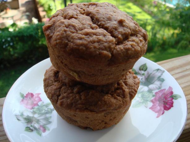 Banana-Wheat Germ Muffins (Vegan). Photo by Xanthia