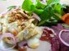 Roast Balsamic Beetroot With Walnut Crusted Hot Goat's Cheese