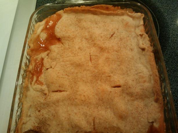 Grandpa Roy's Fresh Peach Cobbler. Photo by Capncrunch