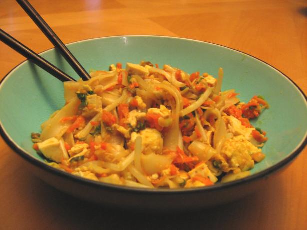 Colorful Thai-Style Noodles. Photo by Aram