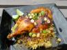 Cornish Game Hens With Curry Apricot Glaze. Recipe by Slatts