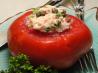 Herbed Tuna-Stuffed Tomatoes. Recipe by JackieOhNo!