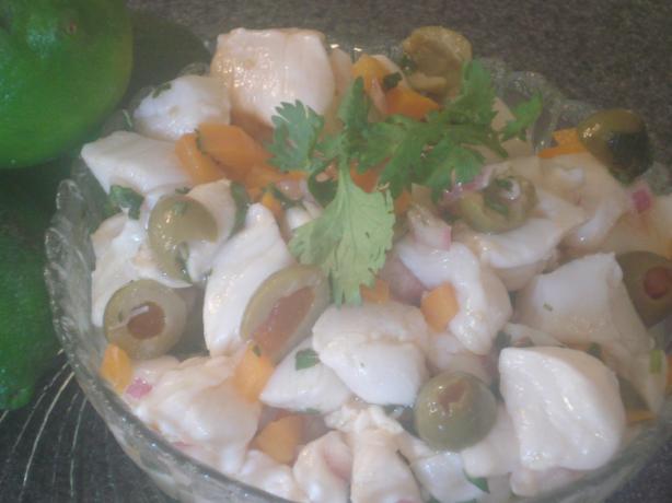 Scallop Ceviche. Photo by Muffin Goddess
