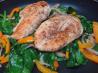 Chicken With Balsamic Glaze and Fresh Spinach