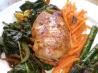 Chicken With Balsamic Glaze and Fresh Spinach