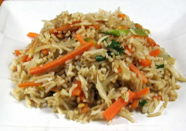Thai Fried Rice with Vegetable Ribbons. Photo by dianegrapegrower
