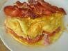 Meat Lover's Omelet. Recipe by Lainey6605