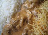 Brazilian-Style Beef Strogonoff. Photo by Gabe's Mom