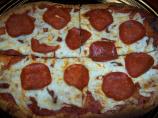 Low Fat Pepperoni Pizza on a Flat Out