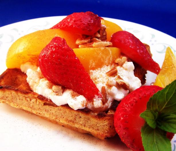 Peachy Breakfast Shortcake. Photo by PaulaG