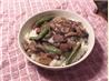 Braised Sirloin Tips Over Rice