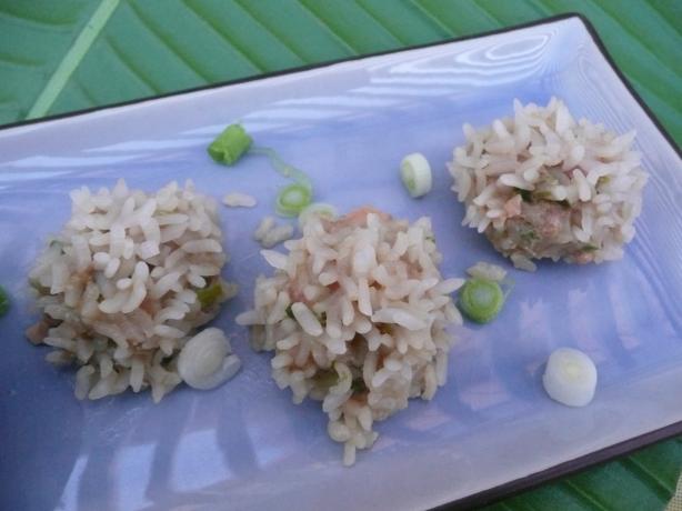 Spicy Rice Balls - Porcupine Balls. Photo by cookiedog