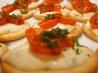 Oven Roasted Tomatoes on  Crackers