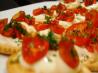 Oven Roasted Tomatoes on  Crackers