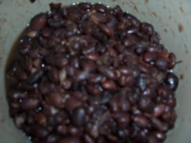 Frijoles Negros- Crock Pot Mexican Black Beans. Photo by Karabea